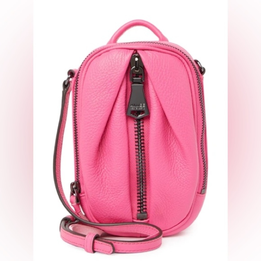 Aimee Kestenberg- Tamitha Pink LEATHER Crossbody Bag